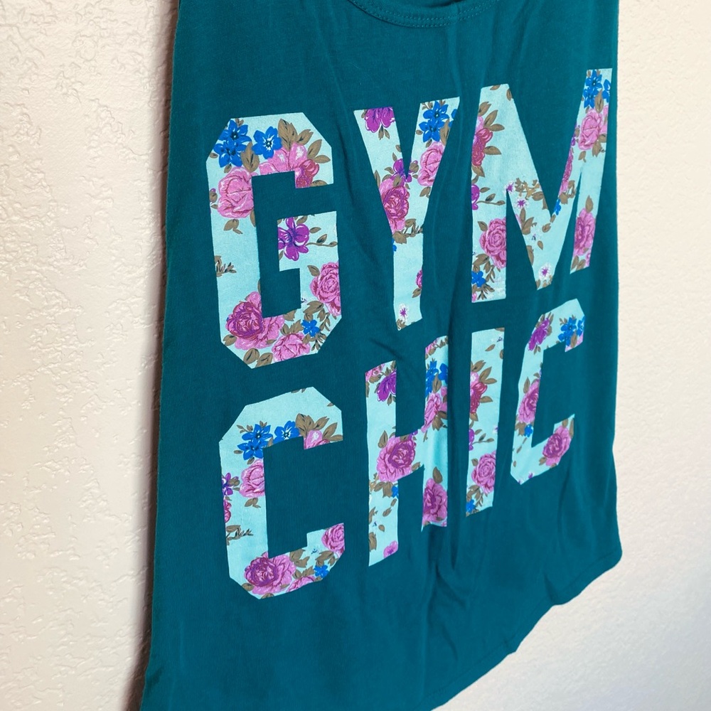 Gym Chic Floral Racerback - Picture 2 of 3